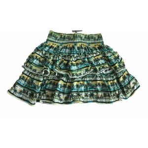 Matilda Jane Green and Blue Skater Skirt